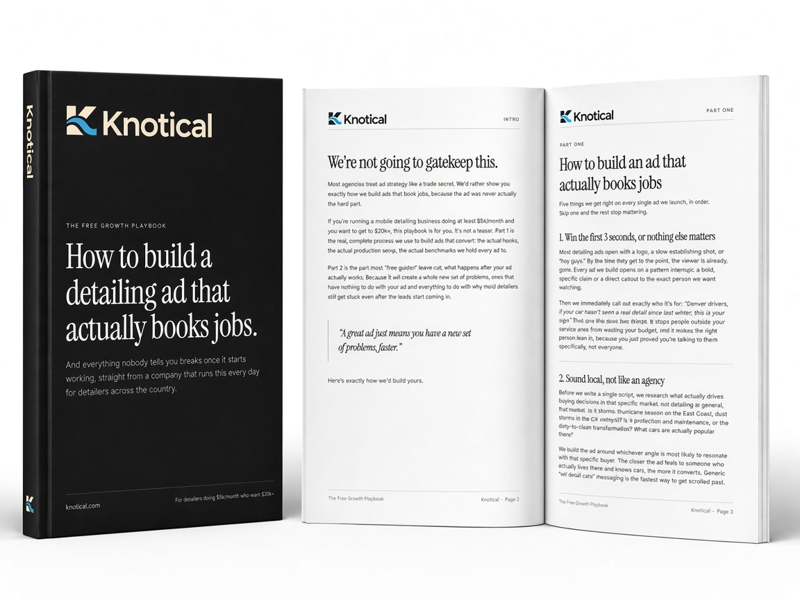 The Free Growth Playbook: How to build a boat detailing ad that actually books jobs.